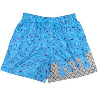 Ice Cream Print Shorts Baseball Shorts For Outdoor Sports And Casua