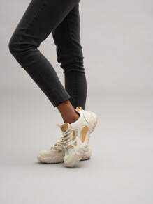 2025 Spring/Summer New Breathable Casual Women Shoes, Solid Color Vintage Comfortable Versatile Light Soft Bottom Anti-Slip Shock Absorbing Thin Mesh Running Sneakers