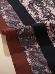 10 piezas Bragas triangulares de mujer con estampado floral sin costuras, ropa interior femenina cómoda y casual