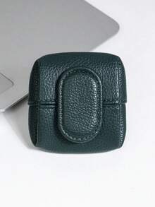Fashion PU Button Opening Multifunctional Portable Mini Coin Purse For Women Wallet Mini Wallet Purse Wallet Coin Wallet - Dark Green - View 9