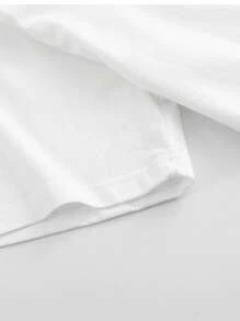 AD/HD White Lettering Design Black Short Sleeve T-Shirt
