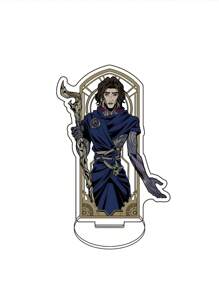 Anime 1pc"Arcane Acrylic Stand11cm,Acrylic Display Stand Person Model, Tabletop And Home Decor,Key Ring Accessories Decor, Id Al-Adjha A Graduation Gift For Friends, Car Accessories Bag Charm Backpack For School