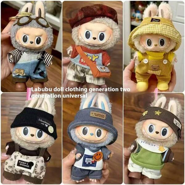 1pc New Style - Clothing - 17cm Pendant - 1st & 2nd Generation Vinyl Doll Figurine - Outfit Set - Gift For Birthday