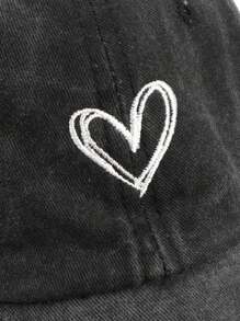 1 Stück Unisex Baseballkappe mit einfarbigem Lässig Stickerei Muster, vielseitiger Polyester Snapback Hut für Outdoor-Aktivitäten und den täglichen Gebrauch