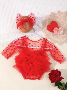2 pezzi Set tutina in pizzo viola e fascia per bambine neonato, tutu in rete soffice come accessori fotografici, regali per festa di nascità, decorazioni per la festa di nascita, regali di Pasqua per bambine/bambini