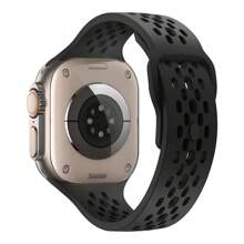 Cinturino in silicone compatibile con da 42mm, 46mm, 45mm, 44mm, 49mm, braccialetto compatibile con cinturino Serie 10, 9, 8, 7, 6, 5, 3, SE, Ultra