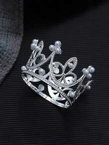 1 件蛋糕顶冠头饰，拇指冠装饰，适用于家居装饰、生日/生日装饰、单身派对、婚礼蛋糕装饰、派对回礼、圣诞节、万圣节 - 金色 - 查看 8