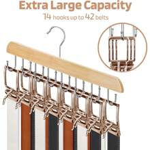 Anti Slip Multi Hook Coat Racks,Bra Hangers For Closet Organizer With 8 Hooks 360 °Swivel Belt Hanger For Closet For Belt, Tie, Tank Top, Bra, Scarf,Bra Hanger Belt Hanger For Closet With 20 Metal Hooks Tank Top Hanger Space Saving Tie Rack For Men Closet Organizers And Storage Hanging For Sport Bra Belt Tie Scarf Lingerie