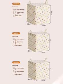 1 große wasserdichte Quiltaufbewahrungsbox, verwendbar für Umzüge, Verpackung und Ordnung von Kleidung, Decken