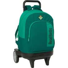 Real Betis Balompié Large Backpack With Wheels Compact Evol.Ext.Res Real Betis Balompie - 180 Backpack + Evolution Frozen School Trolley - Functional And Lightweight Trolley Backpack For Boys And Girls - Backpack With Adjustable Telescopic Handle And Large Compartments, Official License - Green - View 1