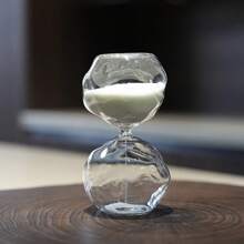 1 pezzo Clessidra asimmetrica stile nordico da 30 minuti, decorazione creativa per la casa