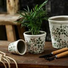 Duży rozmiar Vintage Nordic Style Hydroponic Planter Pot, Kreatywny rustykalny wystrój dla storczyków, Pothos, sukulentów