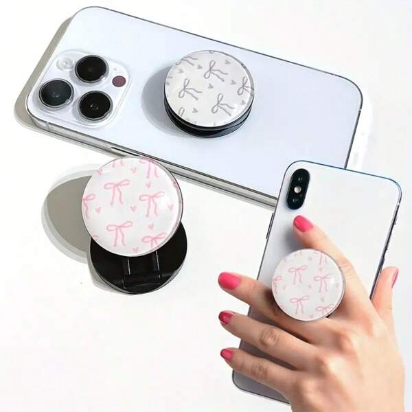 Butterfly Family, Friends Push-Pull Phone Grip, Phone Accessories