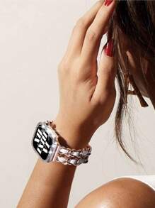 Doppelte Bling-Hülle, Kristallrhinestone-Stoßschutz-Hülle, 5 Pack hart PC Ultra Hohldekore Uhrengehäuse, kompatibel mit 38/40/41/42/44/45/46/49mm, mit Series Ultra/SE/10/9/8/7/6/5/4/3/2/1, intelligentes Uhrengehäuse-Zubehör