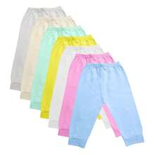 6 Piece Baby Boy And Girl Layette Kit Bodysuit Pants 100% Cotton Newborn Maternity - Rosa Pálido - Ver 4