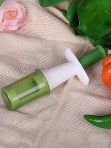 1/2个手动葡萄切片器 - 创意厨房水果工具，非电动塑料手持式水果切割器 - 彩色 - 查看 5