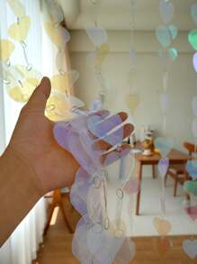 1 Set Multi-Color Gradient Radiant Sequin Door Curtains