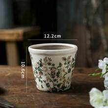 Duży rozmiar Vintage Nordic Style Hydroponic Planter Pot, Kreatywny rustykalny wystrój dla storczyków, Pothos, sukulentów