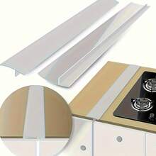 1/2 piezas de tiras de silicona para juntas, tiras resistentes al calor en forma de T para cocina, tiras de sellado de silicona, a prueba de agua, a prueba de aceite y polvo, juego de juntas para estufa de gas, colores seleccionados al azar - Multicolor - Ver 6