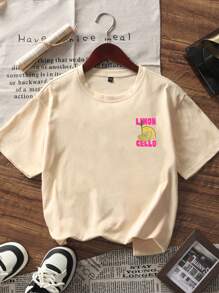 Camiseta de manga corta con estampado gráfico para niñas preadolescentes, ropa para estudiantes y niños pequeños, blusa de verano para niñas preparándose para jugar