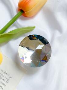 1 suport de telefon cu prindere din stras cu pietre prețioase în culorile bomboanelor, suport portabil pentru birou, suport reglabil pentru telefon cu pernă de aer, compatibil cu iPhone, telefon Android, cadou pentru ziua de naștere, familie, prieteni, prindere de telefon cu prindere prin tragere, accesorii pentru telefon