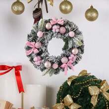 30cm Spring Wreath For Front Door Artificial Summer Wreaths Flower Garland For Front Door Outside Wall Window Decor Party Home Entrance Wreath Flowers Gifts Creative Artificial Garland Hanging Pendants Wedding Decoration Home Party Decor Farmhouse Holiday Decor