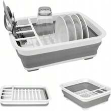 Égouttoir à vaisselle pliable en silicone pour camping-car, bateau, caravane, égouttoir à vaisselle portable, organisateur de vaisselle pour cuisine, camping-car, camping-car