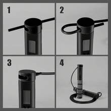 Cuerda de salto, con mango con peso digital, cuerda de salto con contador de calorías para entrenamiento, fitness, cuerda de saltar de velocidad de ejercicio ajustable para hombres, mujeres, niños, - Negro - - Ver 6