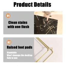 Metall Badezimmer Eitelkeit Kosmetikbox Lagerregal Rack Waschbecken Licht Luxus Stil Desktop Tablett