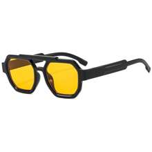1 Stück neue stilvolle quadratische Leoparden-Muster Unisex Vintage personalisierte Mode Brille, geeignet für Sommertreffen, Partys, Geburtstage, Fashionistas, zeitlos
