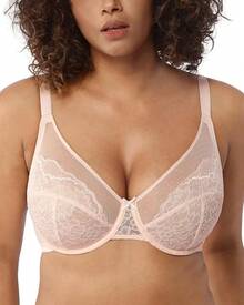 Minimizer Bras Women Full Coverage Underwire Bras Plus Size Lifting Lace Bra Heavy Breast - 塵土飛揚的桃子 - 查看 1