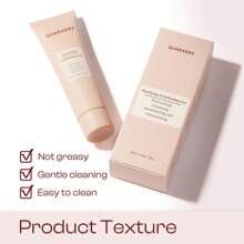 QUARXERY Gel Exfoliante Facial Purificante Profundo Nicotinamida - Hidratante, Equilibra Agua-Aceite, Reduce Poros y Limpia Impurezas - Suave para Piel Grasa, Seca y Mixta - Todo Tipo de Pieles