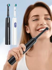 电动牙刷成人充电式牙刷 5 种模式旋转电动牙刷 带 4 个替换软刷头 - 彩色 - 查看 1