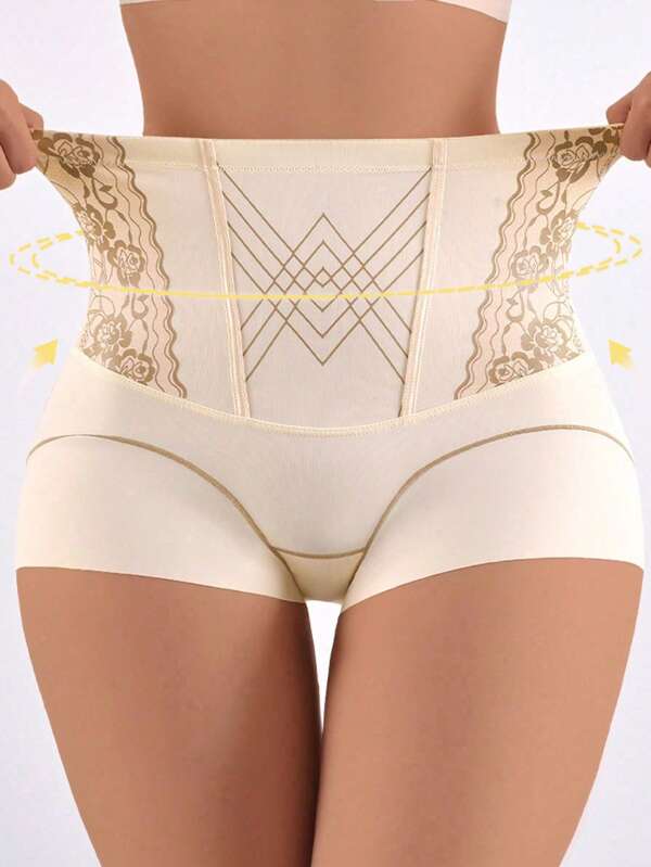 High Waisted Postpartum Slimming Seamless Shapewear Shorts, Tummy Control & Butt Lift