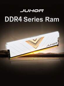 JUHOR DDR4 8GB X 2 16GB X 2 3200MHz Memória RAM Branca de Desktop