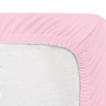 Fitted Sheet, 200 Thread Count, Smooth, Soft, Velvety Touch, Promotion - Baby Pink - View 3