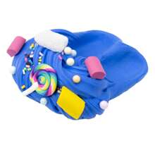 70ML Stretchy Butter Slime Fluffy, Lollipop Donut Scented Charms Slime Kit, Non-Sticky Polymer Clay, For Christmas Plasticine Slime Party Toy