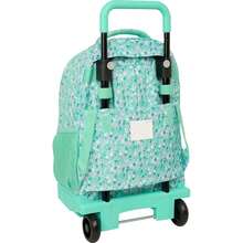 Safta "Cuore" Large Backpack With Removable Compact Wheels - 180 Backpack + Evolution Frozen School Trolley - Functional And Lightweight Trolley Backpack For Boys And Girls - Backpack With Adjustable Telescopic Handle And Large Compartments, Official License - Multicolor - View 2