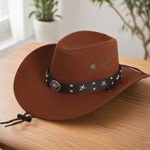 Women Funny Hat - 紅棕色 - 查看 3