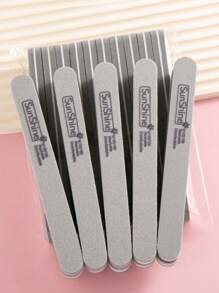 5/10pcs Rectangular Nail File Set, 0.47in Thick Nail Files, Gel Nail Sponge Washable Double Sided 100/180 Grit Nail Buffer