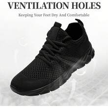 Lightweight Breathable Women's Tennis Shoes For Gym Workout - Blue - View 6