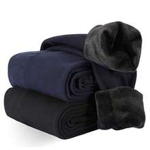 Children's Lined Thermal Tights Keep Warm, Ages 2 To 10, Girls And Boys - 淺藍色 - 查看 3