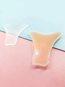 Plus Size Teardrop Shaped Lightweight Private Part Cover, Invisible Silicone Anti-Flashing Sticker, Summer Transparent Anti-Crotch Lifting