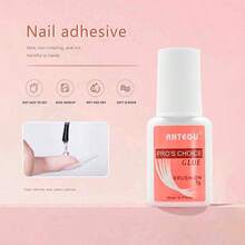 5/3/1 عبوة غراء أظافر فائق القوة، مناسب لألواح الأظافر والأظافر الاكريليك والأظافر المضغوطة، غراء أظافر، غراء أظافر بالفرشاة، مناسب للأظافر المضغوطة، طويل الأمد ومتين، قابل للتطبيق على الأظافر الاكريليك والأظافر الصناعية وغراء الأظافر الجيلية - متعدد الألوان - مشاهدة 4