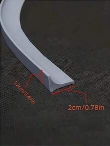 1pc Shower Threshold Water Barrier Water Dam Flexible Water Retaining Strip Silicone Water Stopper Strip Wet And Dry Separation Seal 100cm White Back To School - Multicolor - View 3