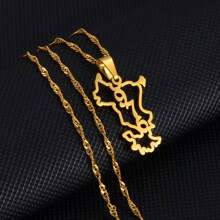 1pc 2.5cm Mayotte Pendant Necklaces For Women Girls Mamoudzou Mahore Jewelry