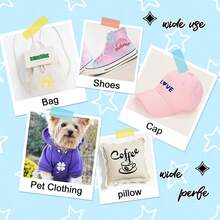 植绒天鹅绒 HTV 乙烯基，9.8 英寸 X 19.6 英寸/卷彩色植绒热转印乙烯基植绒熨烫乙烯基适用于 DIY 服装图案、T 恤、鞋子、包袋和其他面料，可拉伸和可水洗