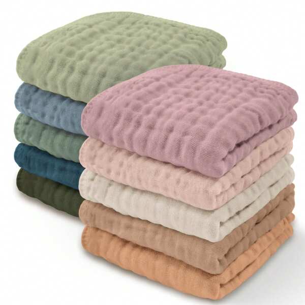 1pc Baby Hooded Bath Towel, 32" X 32" Multifunctional Bathrobe Baby Blanket, Warm & Skin-Friendly Washable, Super Soft & Absorbent Bath Towel, Essential For Newborns
