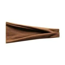 1 Stück Damen Boho Stirnband, geknoteter verdrehter Haarreif, elastischer rutschfester Kopfwickel für Yoga, geometrisches Muster & einfarbiger Polyester Boho Mode Haarband, ganzjährig