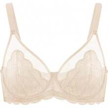 HSIA Minimizer Bras Women Large Bust Full Coverage Lace Plus Size Bra - Scales - Natural Nude - View 5